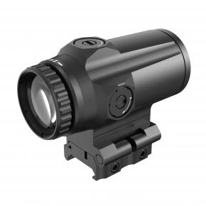Hert Dot BL424 4X 24mm Tatical Magnifier With Compact Flip-to-Side Mount 